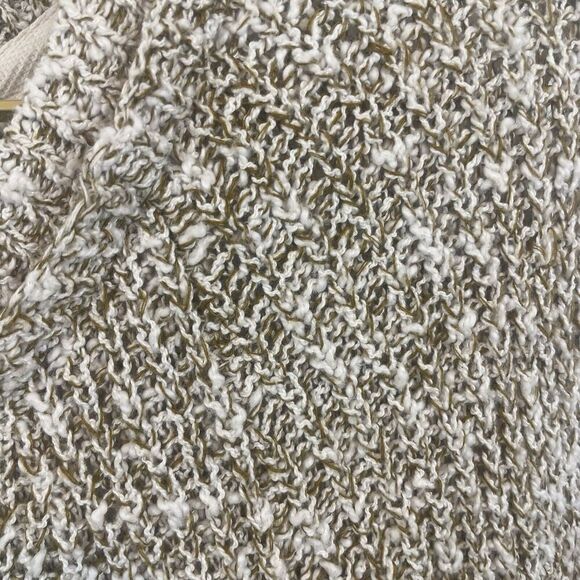 Free People Tan Cream Knit Sweater Size Small - Picture 5 of 7